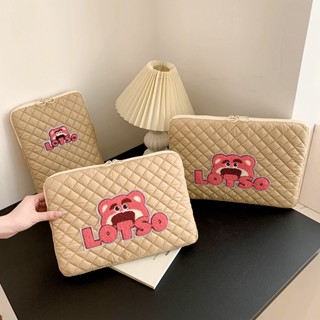 เคสแท็บเล็ต PC กันกระแทก ปักลายการ์ตูนหมีน่ารัก สําหรับ iPad