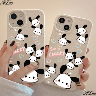 เคสโทรศัพท์มือถือ แบบนิ่ม ลายสุนัข กันกระแทก สําหรับ Apple Iphone 13 117 12 14pro Max 8plus HBML