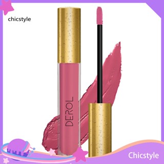 Chicstyle ลิปสติก ลิปกลอส ไม่จางหาย ขนาดเล็ก 55 มล. สําหรับผู้หญิง