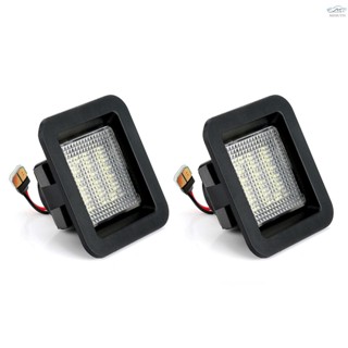 พร้อมส่ง โคมไฟ LED 6000-6500K แบบเปลี่ยน สําหรับติดป้ายทะเบียนรถยนต์ Ford F1502015 รถแร็ปเตอร์ 2018 2017 2018 F150 2 ชิ้น