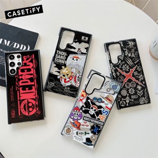 เคสโทรศัพท์มือถือ แบบใส ลายการ์ตูนอนิเมะ OnePiece CASETiFY สําหรับ Samsung Galaxy S20 S21 S22 S23 Ultra S20+ S21+ S22+ S23 Plus