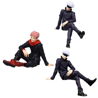 พร้อมส่ง โมเดลฟิกเกอร์ PVC อนิเมะ Jujutsu Kaisen Itadori Yuji Gojo Satoru Cup Noodles Sitting