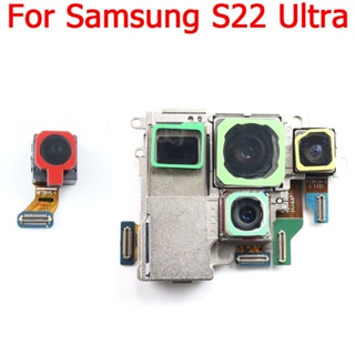 ของแท้ โมดูลกล้องด้านหลัง สําหรับ Samsung Galaxy S22 Ultra 5G SM-S908E S908B S908U