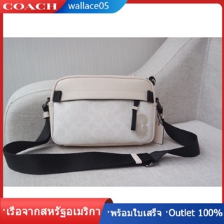 Edge Crossbody 2338 กระเป๋าสะพายข้างกล้องขนาดใหญ่สำหรับผู้หญิง COAC H กระเป๋าผู้หญิงซิปคู่