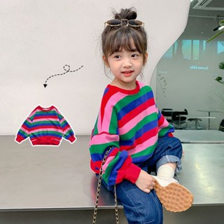 💖เด็กเสื้อกันหนาว เสื้อไหมพรม สไตล์เกาหลี สวมใส่สบายเนื้อผ้านุ่