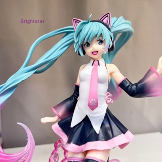 Brightstar ใหม่ ฟิกเกอร์หูแมว ลาย Vocaloid Hatsune Miku Artist Happy Birthday ขนาด 23 ซม.