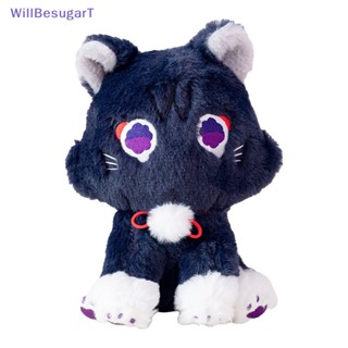 [WillBesugarT] หมอนตุ๊กตานุ่ม รูปแมวดํา 25 ซม. ของเล่นสําหรับเด็ก