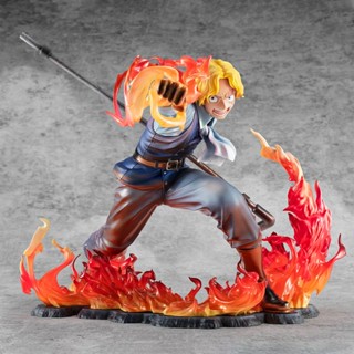 ใหม่ พร้อมส่ง ฟิกเกอร์ ของแท้ MegaHouse One Piece Sabo Fire Fist Inheritance716287 M1qz