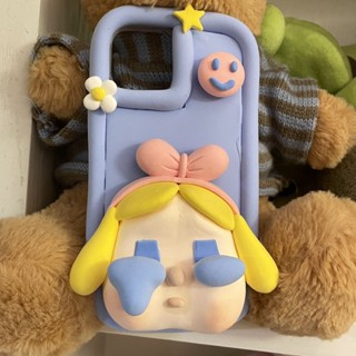 Crybaby crybaby เคสโทรศัพท์ ลายสามมิติ กันกระแทก สําหรับ iPhone กล่องปริศนา น่ารัก @