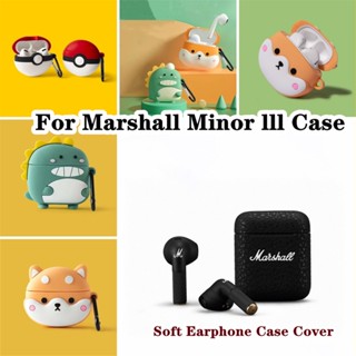 【ส่วนลด】เคสหูฟัง แบบนิ่ม ลายการ์ตูน Marshall Minor III สําหรับ Marshall Minor III