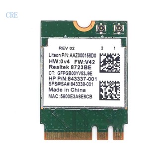Cre อะแดปเตอร์การ์ด WiFi ไร้สาย บลูทูธ 4 0 สําหรับ Realtek RTL8723BE 802 11n