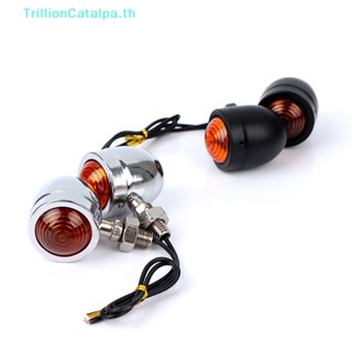 Trillioncatalpa หลอดไฟเลี้ยว 12v สําหรับรถจักรยานยนต์ 2 ชิ้น