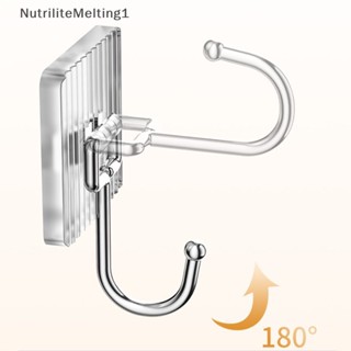 [NutriliteMelting1] ตะขออะคริลิค มีกาวในตัว กันน้ํา สําหรับแขวนติดผนังห้องน้ํา [TH]