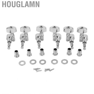 Houglamn Guitar Machine Heads  6Pcs Chrome Color Tuning Pegs for Ukulele