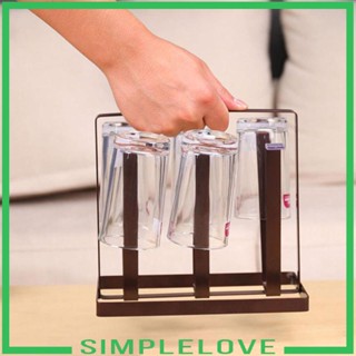 [Simple] ชั้นวางแก้วกาแฟ พร้อมที่จับ ระบายน้ํา สําหรับบ้าน