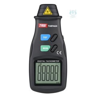 [mjia] Tasi TA8146A เครื่องวัดรอบเครื่องยนต์ดิจิทัล แบบมือถือ 2.5-99999RPM ไม่สัมผัส เลเซอร์ ฟังก์ชั่นความจํา หมุนได้ พร้อมกระเป๋าผ้า สําหรับมอเตอร์ พัดลม เครื่องซักผ้า รถยนต์