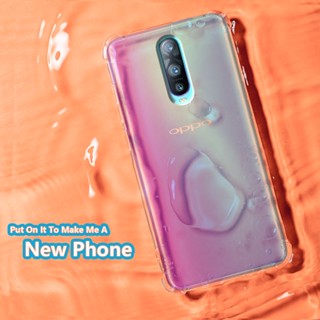 สําหรับ Oppo RX17 Pro CPH1877 ยืดหยุ่น ยางนุ่ม คริสตัลใส บาง ป้องกัน เคสเจลลี่ พร้อมเสริม กันกระแทก มุม กันชน เคสใส