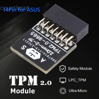 Tpm 2.0 โปรเซสเซอร์เข้ารหัส LPC บอร์ดอินเตอร์เฟซ การ์ดรีโมต สําหรับ ASUS MSI ASRock [countless.th]