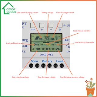 ✿ ล็อตซอฟกู้ด ✿  แผงควบคุมการเก็บประจุพลังงานแสงอาทิตย์ 12V24V 10A PWM ปรับได้