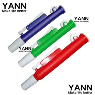 Yann1 ปั๊มปิเปต พลาสติก 2 มล. 10 มล. 25 มล. สีแดง น้ําเงิน เขียว ความแม่นยําสูง 3 ชิ้น