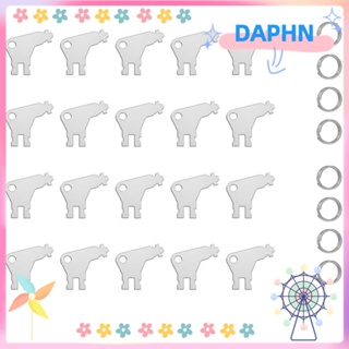 DAPHS กุญแจเครื่องจ่ายกระดาษทิชชู่ 20 ชิ้น ทนทาน คุณภาพสูง พร้อมห่วงกุญแจ 8 ชิ้น สําหรับผ้าขนหนู GP