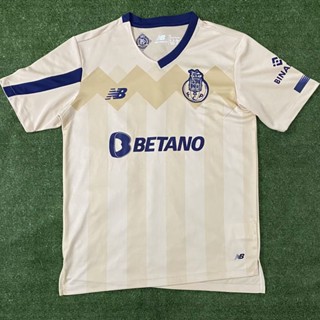 เสื้อกีฬาแขนสั้น ลายทีมชาติฟุตบอล Porto Away 23-24 ไซซ์ S-XXL แห้งเร็ว สําหรับผู้ชาย AAA