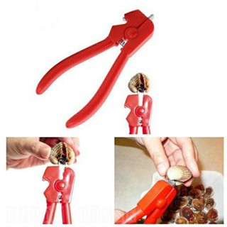 Cockle Peeler &amp; Bottle Opener คีมแกะหอยแครง นวัตกรรมสุดเลิศ ดีดที่ก้นหอย ฝาแยกอย่างง่ายดาย เล็บไม่เสีย (สีแดง)