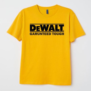 DEWALT  อุปกรณ์ เครื่องมือช่าง USA  เสื้อยืด คุณภาพดี  COTTON 100% M - XXL