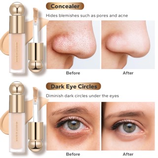 【COD】 Beauty Glazed 5 สีคอนซีลเลอร์แบบแท่งปกปิดรอยสิวรอยคล้ำคอนซีลเลอร์ของเหลวให้ความชุ่มชื้นปรับเปลี่ยนโทนสีผิวคอนซีลเลอร์ครีมรองพื้น