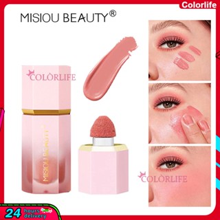 Misiou BEAUTY เครื่องสําอาง อายแชโดว์ บลัชออน เนื้อเหลว ติดทนนาน 24 ชั่วโมง