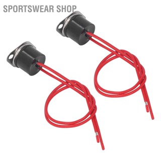 Sportswear Shop สวิตช์เซนเซอร์อุณหภูมิ 10A 250V ตอบสนองเร็ว 2 ชิ้น