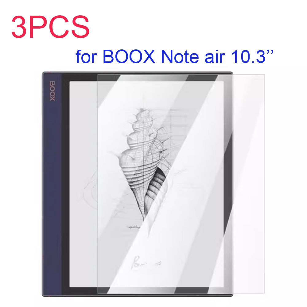 ฟิล์มกันรอยหน้าจอ PET แบบนิ่ม สําหรับ ONYX Boox Note air 10.3 นิ้ว 3 ชิ้น