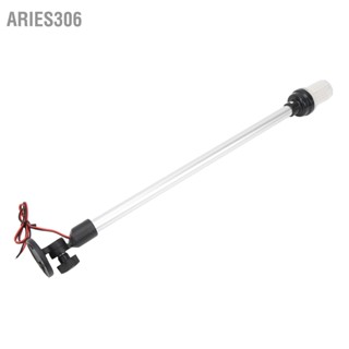 Aries306 22in พับลงเรือไฟท้ายเรือ 63LED รอบ 3NM การมองเห็น IP66 กันน้ำสำหรับโป๊ะเรือยอชท์เรือตกปลา