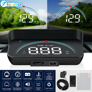 หน้าจอแสดงผล Led M8 Obd2 Ii ระบบเตือนความเร็วสูง ไม่ทําลาย สําหรับรถยนต์