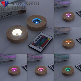 Myronghd โคมไฟ LED ฐานไม้ สไตล์โรแมนติก สําหรับตกแต่งบ้าน