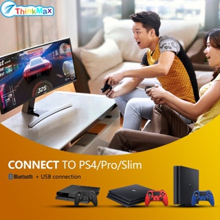 จอยเกมบลูทูธไร้สาย หกแกน แบบสั่นสะเทือน สําหรับ PS4