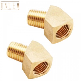 【ONCEMOREAGAIN】Elbow Fitting Pipe Thread Brass Elbow Fitting 1/4\" Maximum Pressure