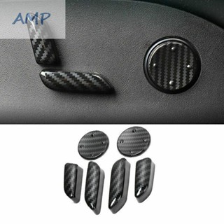 ⚡BABYCITY-TH⚡For Tesla Model X S 2012-2021 Carbon Fiber Adjust Handle Button Cover Trim⚡NEW 7