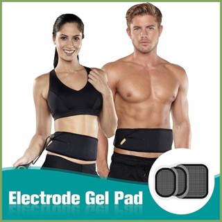 Electrode Body Pad, แผ่นเจลนำไฟฟ้า, เข็มขัดกระชับสัดส่วนไขมันหน้าท้อง, เข็มขัดเสริมความแข็งแรงของกล้ามเนื้อหน้าท้อง, แผ่นเจลทดแทนสำหรับการฝึกกล้ามเนื้อ