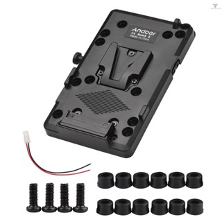 Fw RL-IS2 V-mount V-lock DIY Power Supply Battery Plate for  BMCC BMPCC Camcorder Monitor LED Video Light