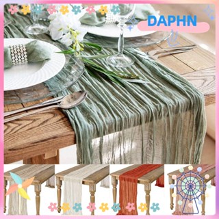 Daphs ผ้าปูโต๊ะ ผ้าโปร่งกึ่งโปร่งใส สําหรับตกแต่งบ้าน งานแต่งงาน ปาร์ตี้วันเกิด