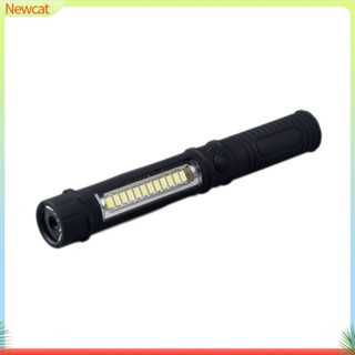 {Newcat} ปากกาไฟฉาย LED COB สว่างมาก พร้อมคลิปหนีบ สําหรับตรวจสอบการทํางาน