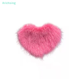 &lt;Arichsing&gt; กิ๊บติดผม รูปหัวใจ ผ้ากํามะหยี่ขนนิ่ม สีสันสดใส เครื่องประดับ สําหรับผู้หญิง