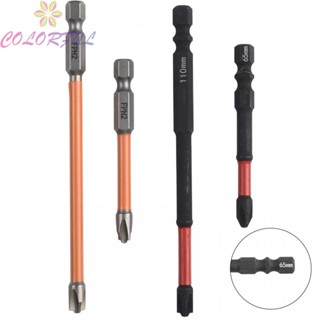 【COLORFUL】Screwdriver Bit Red Socket Panels 65mm Air Switches Alloy Steel Circuit Breakers