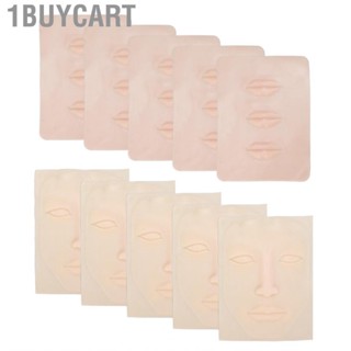 1buycart Tattoo Supplies Practice Faces Silicone Lips 3D Microblading Cosmetic Makeup Training Fake Skins For Tattooing