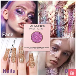 FAFAMOON เมคอัพ Waterproof Shimmer Palette Matte Monochrome Eyeshadow Pigmented Glitter Eyeshadow Brighten Eyes [hotmax]