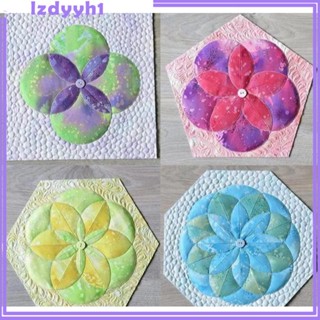 [JoyDIY] แผ่นแม่แบบอะคริลิค ทรงกลม ลายฉลุ สําหรับเย็บผ้า ควิลท์ DIY