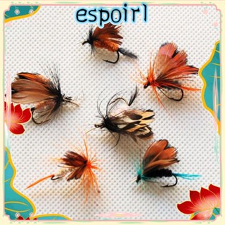 Espo เหยื่อตกปลาประดิษฐ์ รูปแมลงวัน ขนนก สําหรับกลางแจ้ง