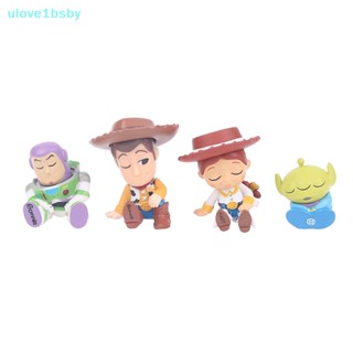 Ulove1bsby ฟิกเกอร์ดิสนีย์ Toy Story Buzz Lightyear Woody Alien 4 ชิ้น