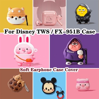 【ของแท้】เคสหูฟัง แบบนิ่ม ลายการ์ตูนดิสนีย์ TWS สําหรับ FX-951B NO.2